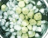 簡単♪よもぎの白玉団子手作り黒蜜きな粉作り方4写真