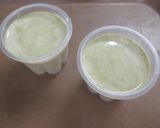 【ご高齢者向けおやつ】ぷるるん緑茶ぷりん作り方6写真