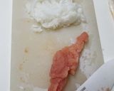竹の子と明太子玉ねぎトースト作り方1写真