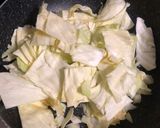 キャベツと挽肉の春雨炒め☻作り方3写真