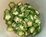 簡単ねばねばコンビ納豆きのこおくら作り方2写真