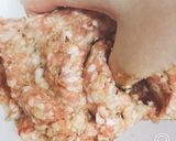 しいたけとピーマンの肉詰め&ハンバーグ作り方4写真