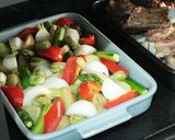 グリル野菜のレモン味噌ディップ添え作り方3写真