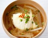 懐かしい味【大根と半熟玉子のお味噌汁】作り方4写真