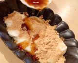 5分で完成！黒みつときな粉で♡みるくもち作り方4写真