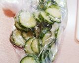 ＊塩麹きゅうりとわかめの酢の物＊作り方2写真