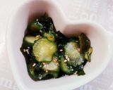 ＊塩麹きゅうりとわかめの酢の物＊作り方5写真