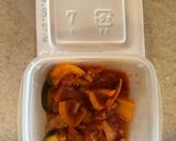 納豆とエビチリのまぜご飯作り方1写真