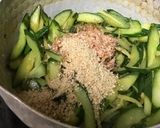 きゅうりと土生姜のキンピラ作り方6写真