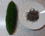ゴーヤで肴作り方1写真