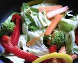 簡単昼食；シンプル温野菜作り方2写真