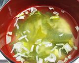 シンプル♪わかめの味噌汁作り方13写真