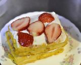 犬ケーキ　苺のショートケーキ風作り方6写真