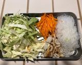 キャベツと春雨の炒め物作り方1写真