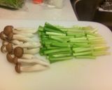 行者にんにくと豚の炒め物作り方1写真