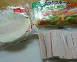 餃子の皮で簡単おつまみ☆作り方1写真