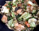 鮭と野菜の味噌バター炒め作り方7写真