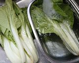 晩生菜(しろ菜)の炊いたん♡作り方1写真