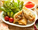 豚肉と春雨の春巻き⁂野菜たっぷり作り方9写真