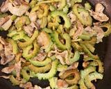 ピタミンBC★ゴーヤと豚肉の辛子高菜炒め作り方3写真