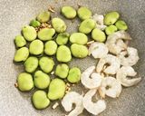 そら豆と海老のガーリックソテー作り方3写真
