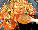 簡単♡トマトパスタの春巻き作り方1写真