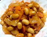 大豆で簡単 ポークビーンズ 給食美味しい作り方9写真