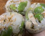 そら豆or枝豆&ささみ&こんぶのおにぎり作り方8写真