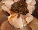 鶏蓮根醤油こうじ炒め作り方1写真