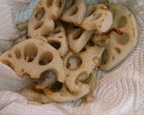 鶏蓮根醤油こうじ炒め作り方6写真