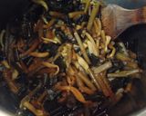 長期保存可能！…蕗と昆布とキノコの佃煮作り方7写真
