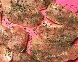 鶏胸肉でバジルとにんにくのチキンカツ♡作り方1写真
