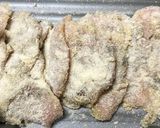 鶏胸肉でバジルとにんにくのチキンカツ♡作り方4写真