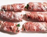 長芋の梅しそ豚肉巻き作り方2写真