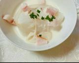 トロ～リ甘いよ☆新玉葱のミルク煮♪作り方16写真