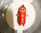 ストローで♡ウインナーの着ぐるみちゃん作り方9写真