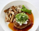 大根おろしと大葉で【和風ハンバーグ】作り方10写真