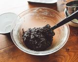 真っ黒♥️チョコバナナの男前パウンド♪作り方7写真