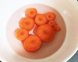 離乳食初期＊フリージング＊人参ペースト作り方1写真