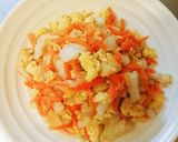 ❇️【簡単副菜】炒り卵にんじん❇️作り方5写真