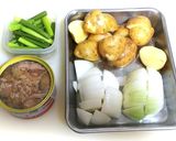 鯖缶とじゃが芋のオイスター煮作り方1写真