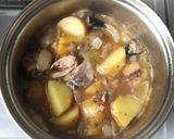 鯖缶とじゃが芋のオイスター煮作り方2写真