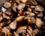 超楽々 若鶏レバーの甘辛煮 作ります作り方4写真