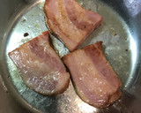 冷凍にしたベーコンを解凍せずに焼く実験作り方9写真