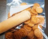 ルバーブのクランブルチーズケーキ作り方6写真