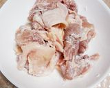 鶏もも肉と新ジャガの甘味噌炒め作り方3写真