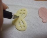 キャラ弁★ハムとチーズのちょうちょ♪作り方3写真