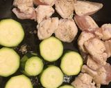 ササミとズッキーニのスタミナ丼作り方3写真
