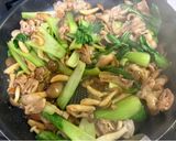 豚バラ肉とチンゲン菜のオイスター炒め作り方4写真