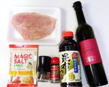 レンジ蒸し鶏＊ケンタッキー風味作り方1写真